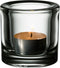 Iittala Kivi Theelichthouder / Kaarshouder / Waxinelichthouder Glas - Sfeerlicht - Transparant - 60mm - 1 Stuk