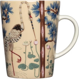 Iittala - Mok 0,4L 15 jarig jubileum - Linnen - Vitro porselein