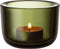 IITTALA - VALKEA - WAXINELICHTHOUDER - THEELICHTHOUDER - MOSGROEN