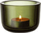 IITTALA - VALKEA - WAXINELICHTHOUDER - THEELICHTHOUDER - MOSGROEN