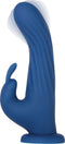 Roterende rabbitvibrator op zuignapvoet Evolved - - Blauw