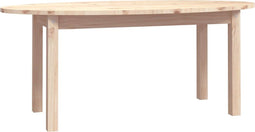 vidaXL - Salontafel - 110x55x45 - cm - massief - grenenhout