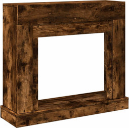 vidaXL - Haardombouw - 100x30x87,5 - cm - bewerkt - hout - gerookt - eikenkleurig