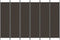 vidaXL - Kamerscherm - met - 6 - panelen - 300x200 - cm - stof - bruin