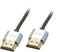 Lindy HDMI/HDMI - Kabel - 50 cm - Zwart