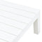 vidaXL - Tuintafel - 78x78x31 - cm - kunststof - wit