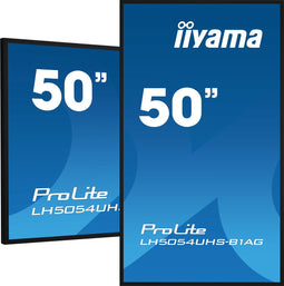 iiyama LH5054UHS-B1AG beeldkrant Digitale signage flatscreen 125,7 cm (49.5") LCD Wifi 500 cd/m² 4K Ultra HD Zwart Type processor Android 11 24/7
