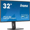 iiyama ProLite XB3270QS-B5 - 32 Inch - IPS - QHD - In hoogte verstelbaar