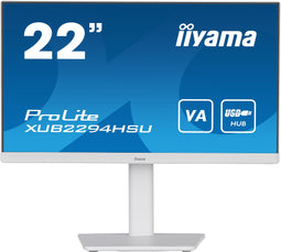 Iiyama ProLite XUB2294HSU-W2 Wit (hoogte verstelbare voet)
