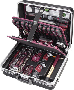Kraftwerk 202.300.000 - Gereedschapskoffer - 186-delig assortiment - Grijs