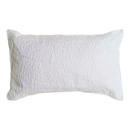 Kussen DKD Home Decor Wit Polyester Gebloemd 60 x 10 x 40 cm