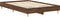 vidaXL - Bedframe - zonder - matras - 120x190 - cm - spaanplaat - bruin - eikenkleurig
