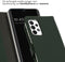 Selencia Galaxy A23 (5G) - Echt Lederen Bookcase - Ruimte voor pasjes - Groen
