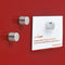 Sigel magneten - 10x10mm - rond - C5 sterk - zilver - 10 stuks - SI-BA701