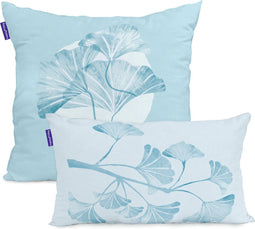 Set van 2 kussenhoezen Ginkgo | Blanc