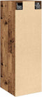 vidaXL - Tv-meubel - 30,5x30x90 - cm - bewerkt - hout - oud - houtkleurig