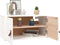 vidaXL - Wandkasten - 2 - st - 60x30x30 - cm - massief - grenenhout - wit