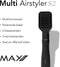 MAX PRO Multi Airstyler S2 - Krulset - 4 opzetstukken - Zwart