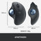Logitech M575 - Draadloze Trackball - Ergonomisch ontwerp - Grafiet