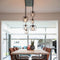 Atmooz - Hanglamp Noury - Industrieel - Woonkamer / Slaapkamer / Eetkamer - Plafondlamp - Zwart - Hoogte 130cm - Metaal