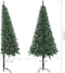 vidaXL - Kunstkerstboom - hoek - 180 - cm - PVC - groen