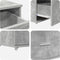 vidaXL - Ladeblok - Betonnen - Grijs - 55x45x33,5 - cm - Hout - Afgewerkt