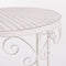 Mica Decorations Provence Plantentafel voor Buiten - Set van 3 - H43 x Ø35 cm - Wit
