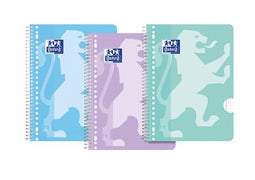 Oxford Actiepak Scratch&Win - Collegeblokken - 3x A4 - Pastel - Lijn - Schrijfblok - 80 vel