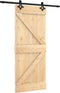 vidaXL - Schuifdeur - met - beslag - 85x210 - cm - massief - grenenhout