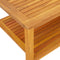 vidaXL - Salontafel - 110x55x45 - cm - Massief - Acaciahout