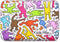 Ögon Designs Stockholm V2.0 Aluminium Creditcardhouder - Keith Haring - Kleur
