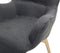 Beliani VEJLE - Chesterfield fauteuil - Grijs - Kunststof