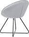 Eetkamerstoel FLOBY II Fluweel Lichtgrijs