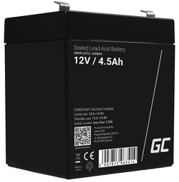 Green Cell AGM44 - Accu Lood-zuur 12V 4,5Ah - 101mm hoog