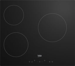 Beko HIC63400 kookplaat Zwart Ingebouwd 60 cm Inductiekookplaat zones 3 zone(s)