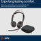 Poly - Blackwire 5220 - Stereo USB-C-headset met 3,5 mm stekker en USB-C/A-adapter - Zwart (bulk)