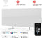 AENO GH1S - Slim Infrarood Verwarmingspaneel 700W - Bluetooth en WIFI - Wit