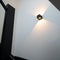 HOFTRONIC Kansas - Wandlamp Dimbaar - IP65 Waterdicht - 3000K Warm Wit - 7 Watt - Zwart (2 stuks)