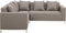 Beliani BELIZE - Loungeset voor 5 - Beige - Kunststof