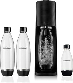 SodaStream - Terra - Megapack met 2 flessen 1L en 1 flessen 0.5L - Zwart (2 stuks)