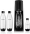 SodaStream - Terra - Megapack met 2 flessen 1L en 1 flessen 0.5L - Zwart (2 stuks)