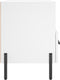 vidaXL - Nachtkastje - 40x35x47,5 - cm - bewerkt - hout - wit