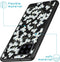 iMoshion Hoesje Geschikt voor Samsung Galaxy A42 Hoesje Siliconen - iMoshion Design hoesje - Wit / Zwart / White Flowers