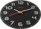 NeXtime - Wandklok - 30 x 3.5 cm - Glas - Zwart - 'Classy Round'