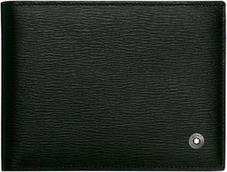 Montblanc westside 6cc Black leather Wallet MB38036