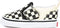 VANS TD Asher V - Lage sneakers - Klittenbandsluiting - (CHECKERS) BLACK/NATURAL - Maat 22