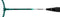Avento Power Speed Badminton Set - Gehard staal - Inclusief 2 shuttles - Zilver/Groen (2 stuks)