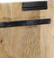 vidaXL - Hoofdbord - 140 - cm - massief - ruw - mangohout