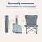 TRVLMORE Comfort Lounge - Campingstoel - Opvouwbaar - 135 kg draagvermogen - Grijs