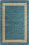 vidaXL - Vloerkleed - handgemaakt - 120x180 - cm - jute - blauw